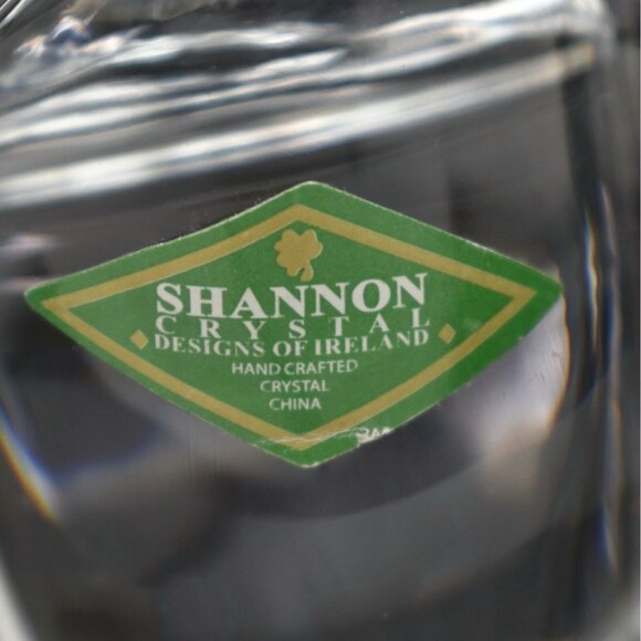 Pair of Shannon Handcrafted Crystal Votive Tea Candle Holders Set of 2 - Picture 9 of 10